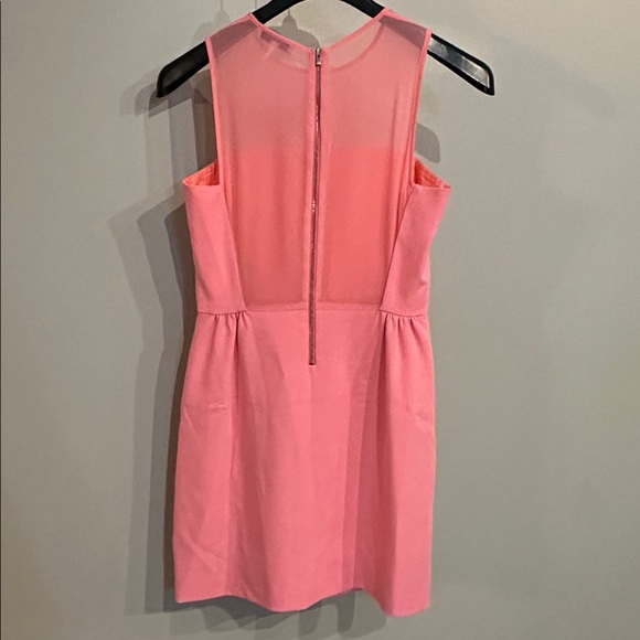Sandro Coral Pink Sleeveless Mini cocktail Dress - Picture 5 of 5